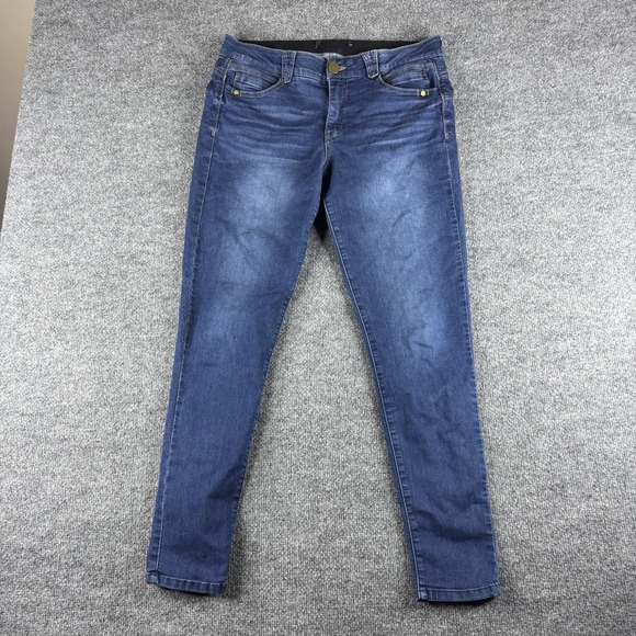 Democracy Denim - Democracy Jeans Women 33x30 Blue Ab Technology? Skinny Stretch Dark Wash Denim